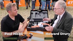 Stihl's Paul Hicks and Howard Drury at the APF 2024 show